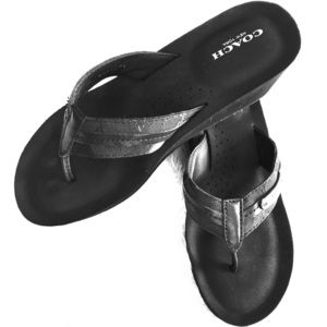 Coach Jaden 12CM Signature C Wedge Flip Flops